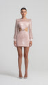 Cut Out Lotus Mini Dress